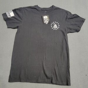 NWT Howitzer Patriot We The People Don't Tread On Me Graphic T-Shirt Black  M